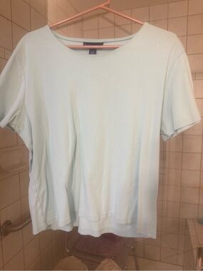 Karen Scott Light Mint Short Sleeve Tee